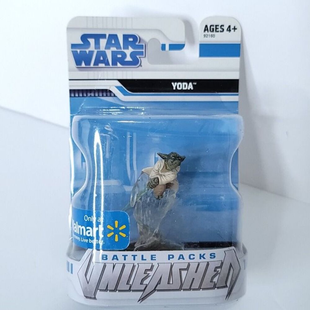 Star Wars Yoda Battle Packs Unleashed Figure Walmart Exclusive